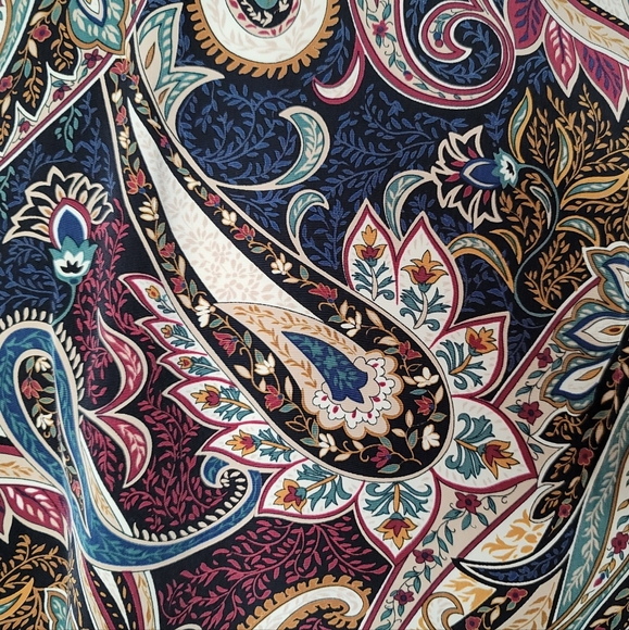 VTG Paisley Print Blouse - Picture 8 of 9